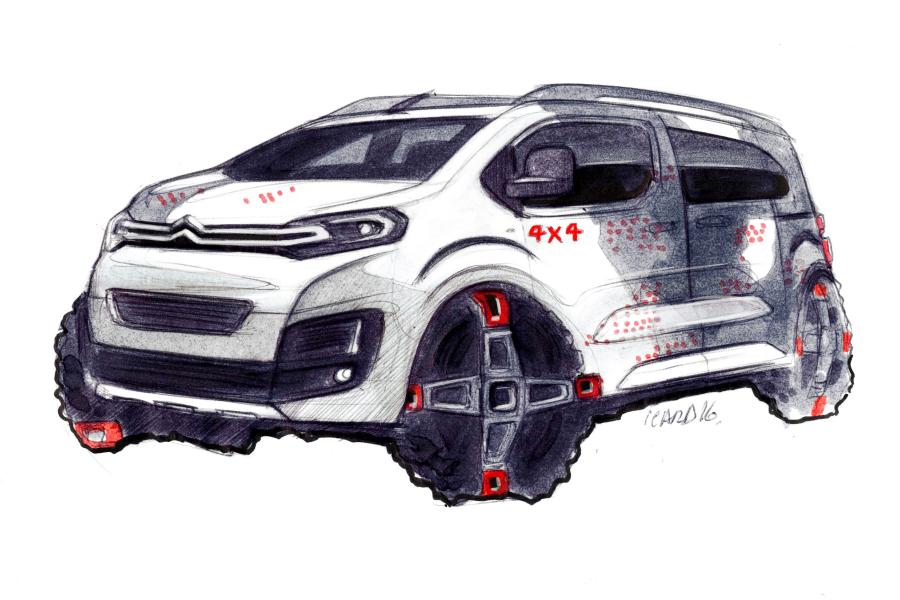  Citroen SpaceTourer 4X4 E Concept 2017 года  (фото 19 из 29)